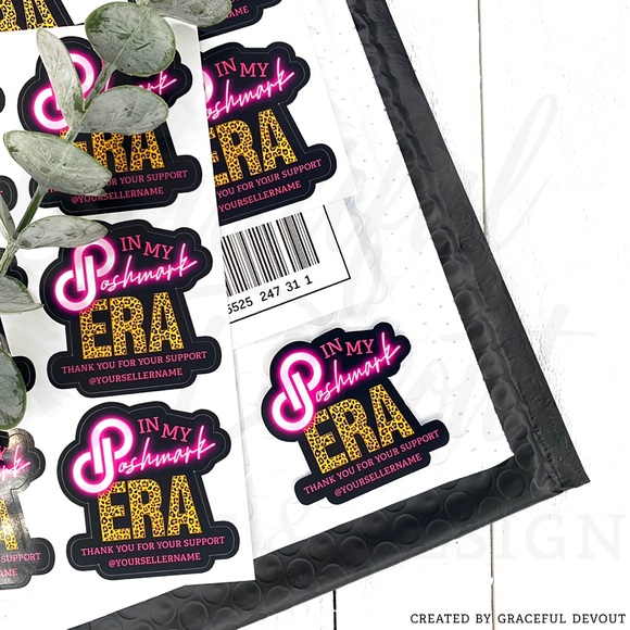 In My Poshmark ERA - Sticker 2" (inches) (48ct.) [GD69-48] - Picture 3 of 7